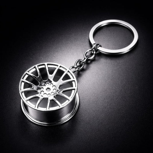 Alloy Wheel Keychain – Car Accessory